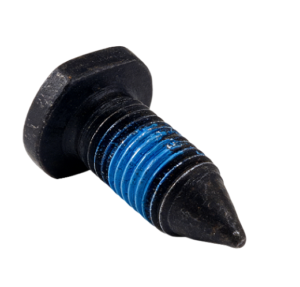 black oxide torx flanged button head self tapping screws with blue nylon patch