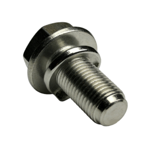 hex head bolt assembly with spring lock washer