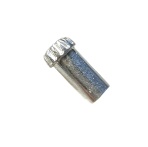 eccentric cam pin for sliding door rollers knurled head with cross slot