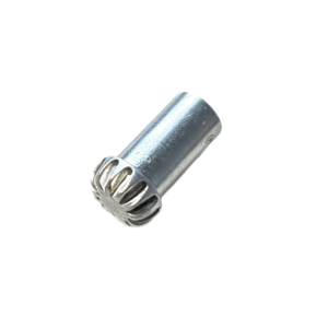 eccentric cam pin for sliding door rollers knurled head with cross slot
