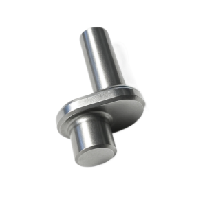stepped dowel pin for automotive seat slide rail positioning