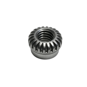 serrated flange lock nut with stepped threaded bore for rail and track fastening
