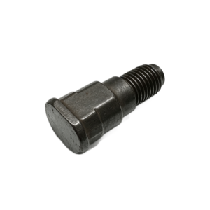 cold formed steel step pin with flat slot for automotive mechanism control