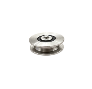 durable guide roller for sliding window and door tracks with bushing