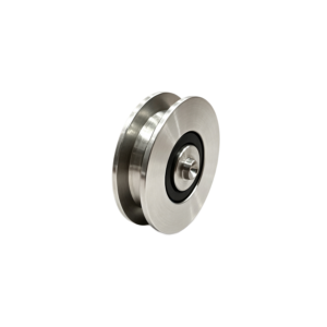durable guide roller for sliding window and door tracks with bushing