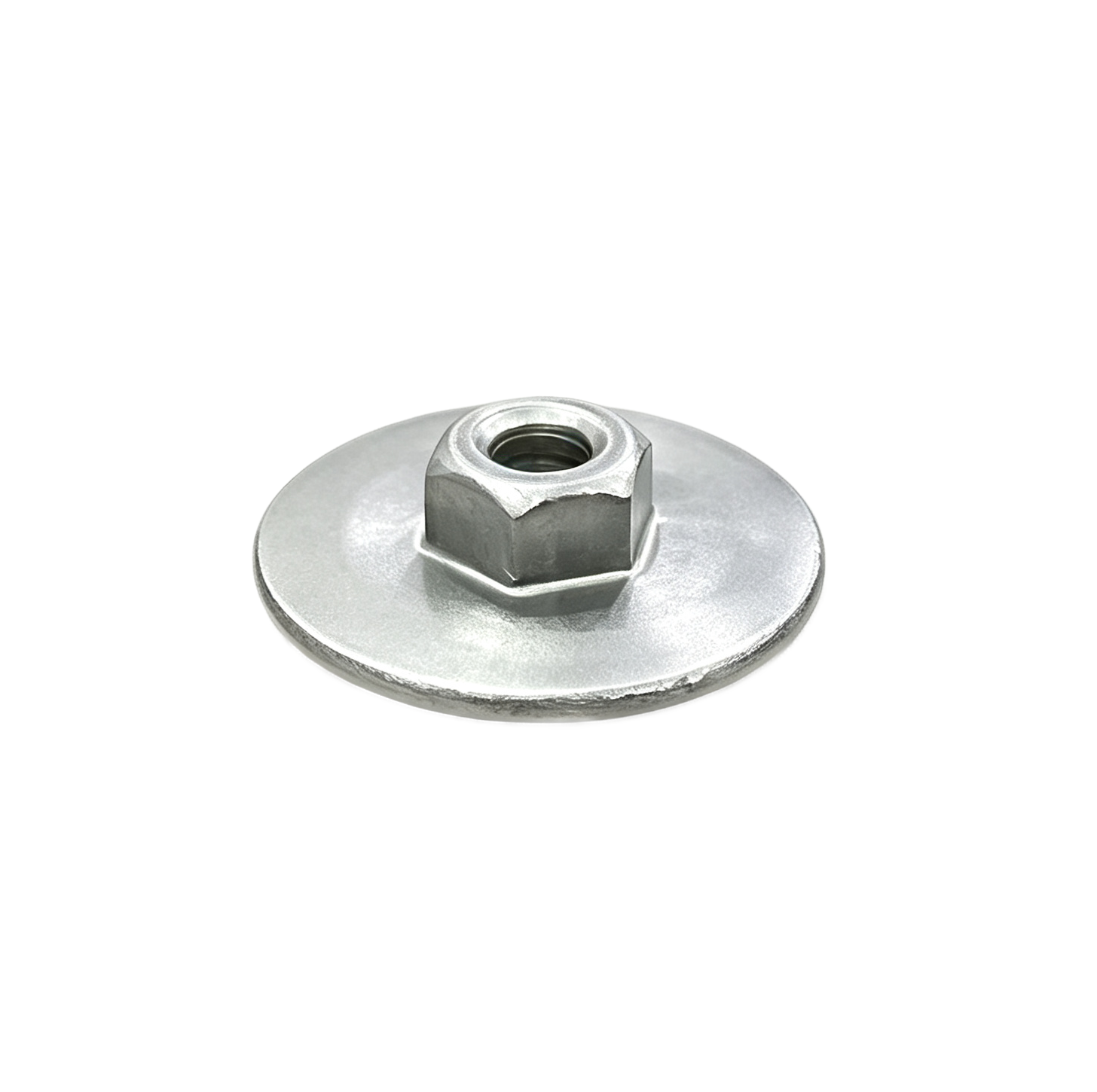 aluminum integrated flange nut with large washer for bicycle