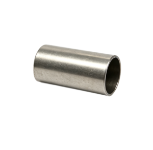 plain cylindrical bushing custom steel hollow spacer sleeve with one end chamfer for shaft support
