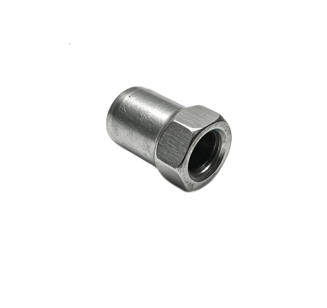 custom cold heading steel hex end round tube coupling nut for high strength industrial fastening