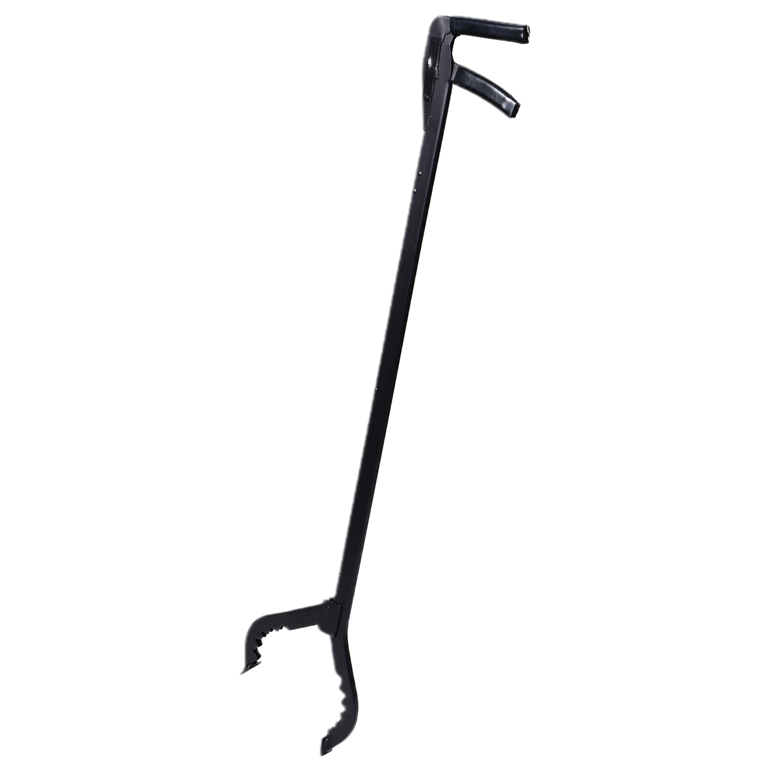 durable stamped metal long handle fire tongs for outdoor fire pit