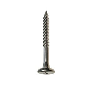 custom size chipboard screw with yellow zinc plated