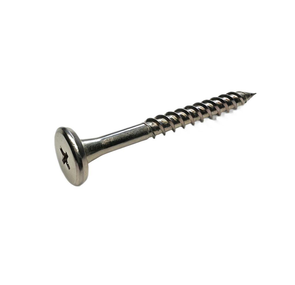 custom size chipboard screw with yellow zinc plated