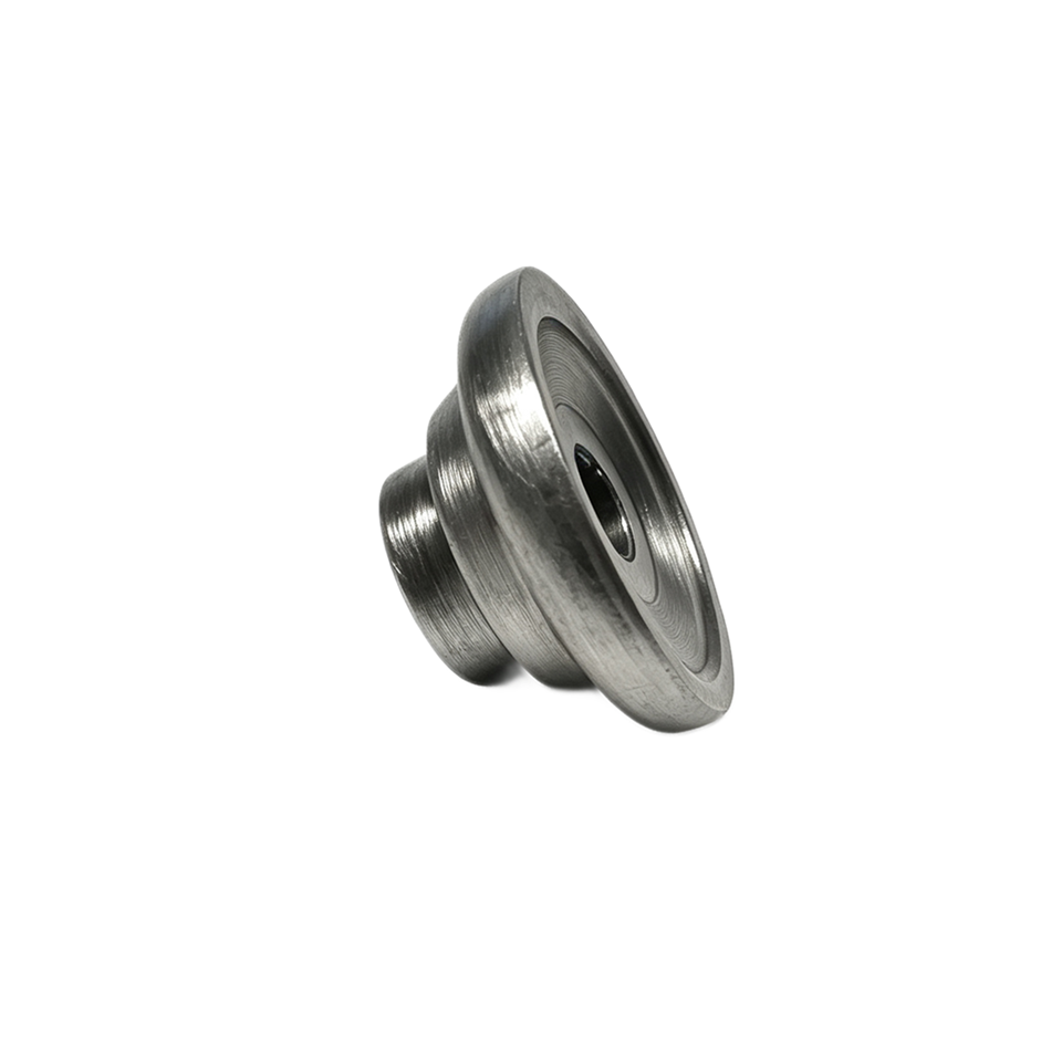 steel stepped collared flange nut for precision locating