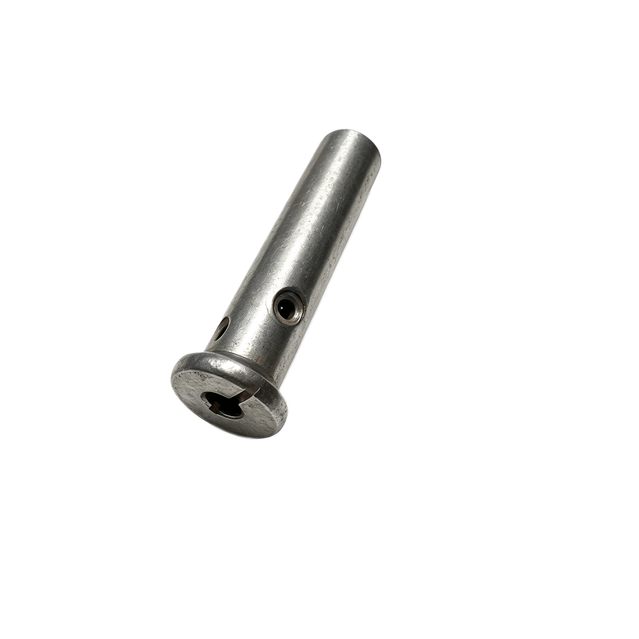 Clevis Pin Slotted Flanged Head Multi-Hole Steel Pivot Pin for Machinery & Agricultural Joints - Image 3