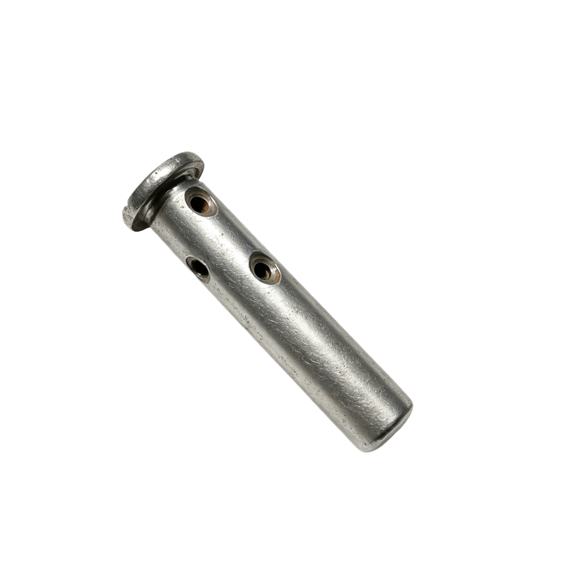 Clevis Pin Slotted Flanged Head Multi-Hole Steel Pivot Pin for Machinery & Agricultural Joints